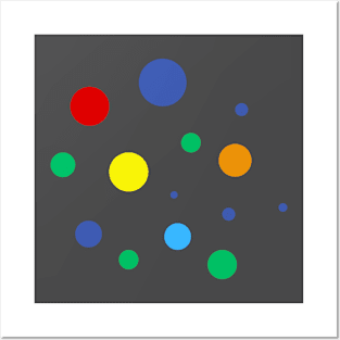 Colorful circles Posters and Art